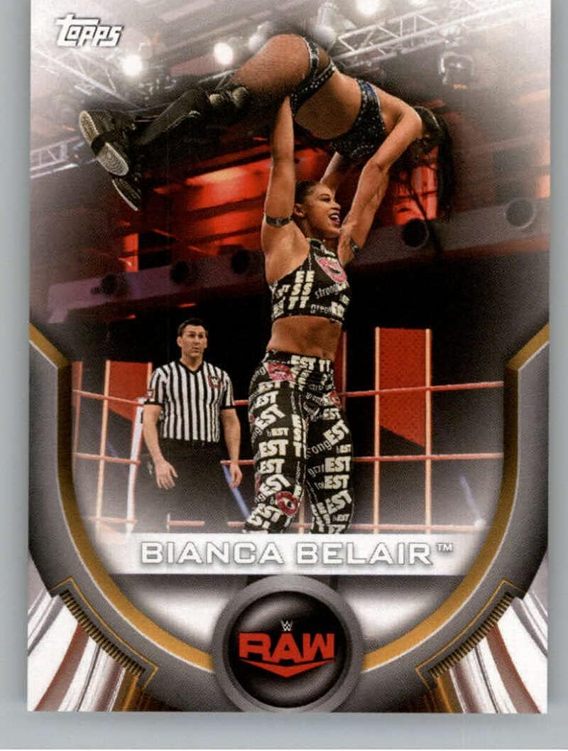 2020 Topps WWE Women's Division Roster Bianca Belair Raw Trading Card M503
