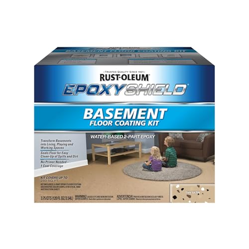 Gray Satin Epoxy Floor Coating Kit, Gallon U3682