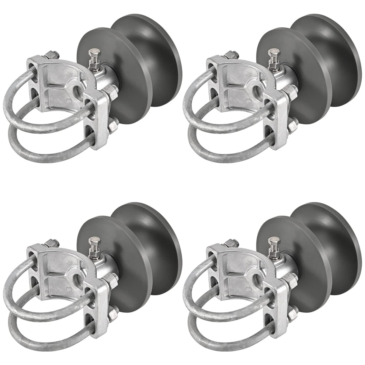 Nylon Sliding Gate Rollers for Round Post, Pack of 4 B215946
