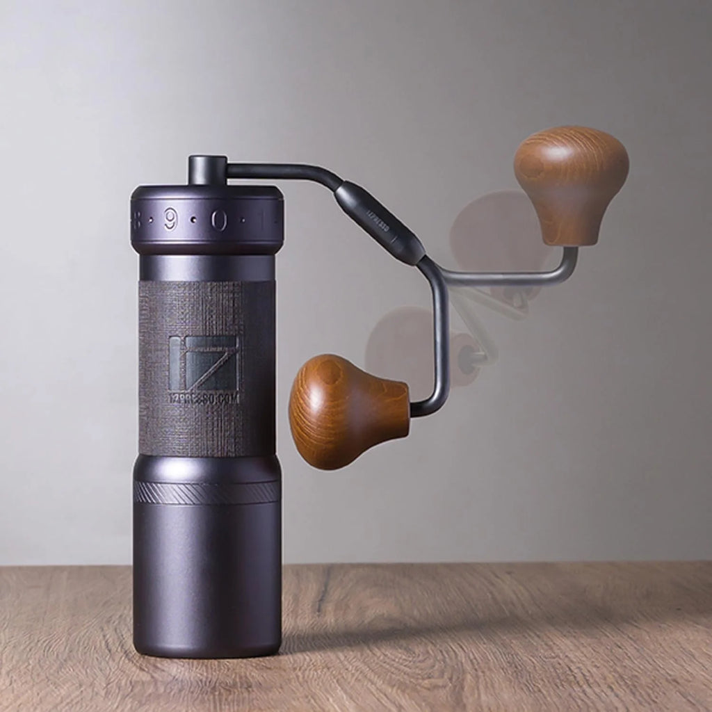 Manual Coffee Grinder Iron Gray Conical Burr A46445