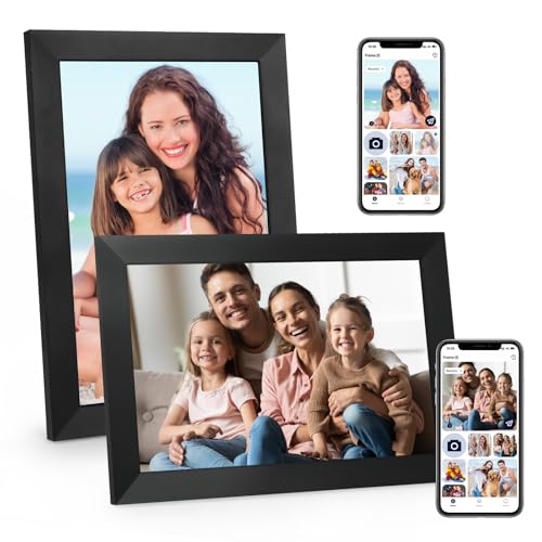 Black 10.1 Inch WiFi Digital Photo Frame with 32GB Storage L3285