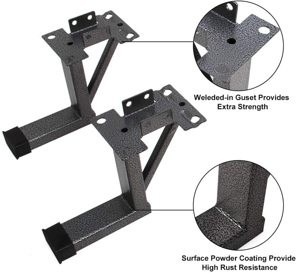 Adjustable Trailer Ladder Rack for Enclosed Trailer Side Wall P7827