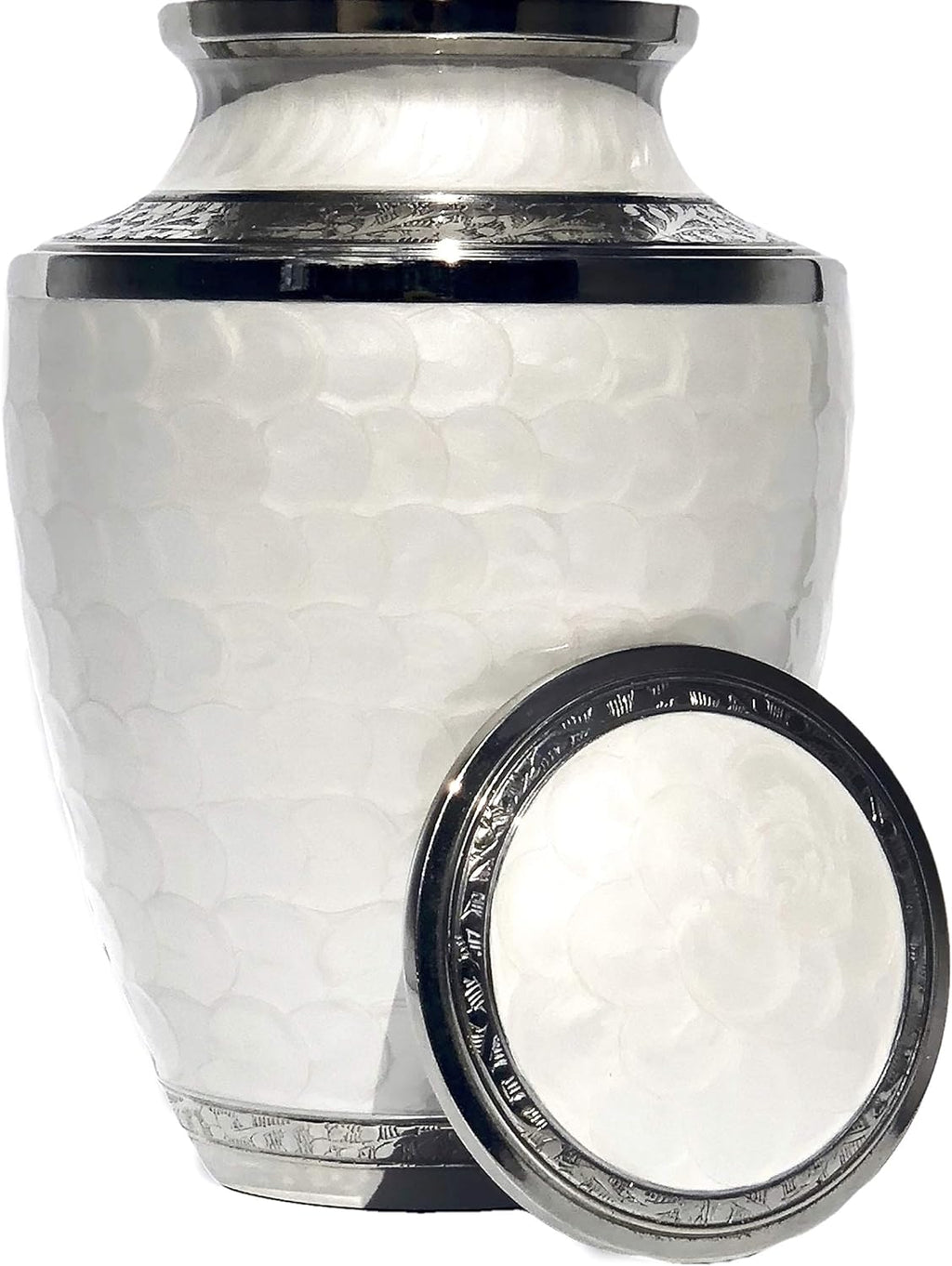 Handcrafted Cremation Urn for Human Ashes with Velvet Bag H477363