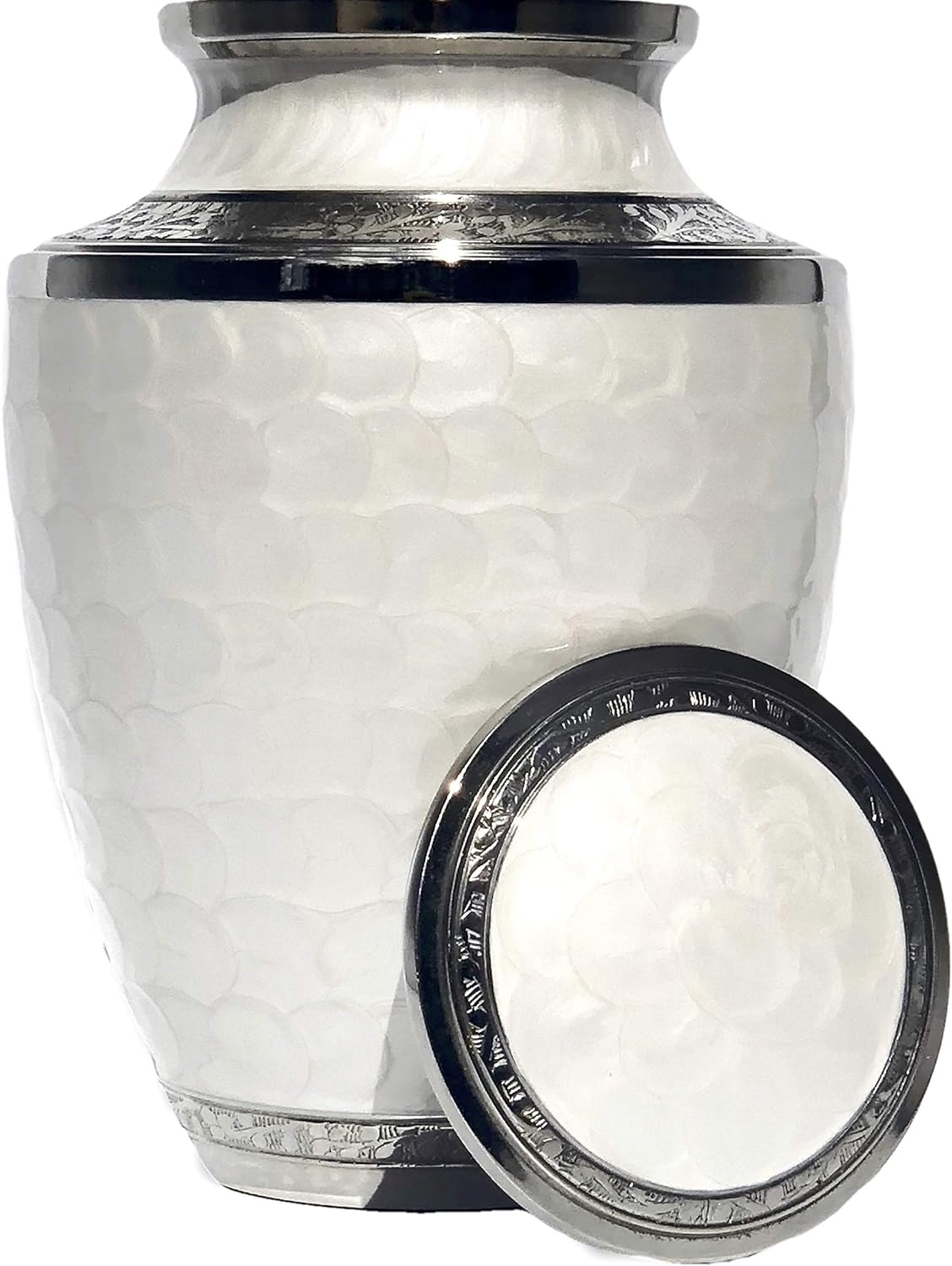 Handcrafted Cremation Urn for Human Ashes with Velvet Bag H477363