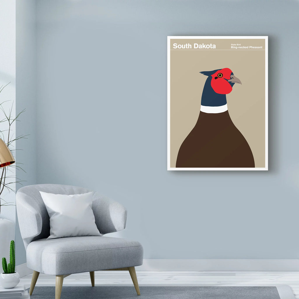 South Dakota Pheasant Canvas Art L9437