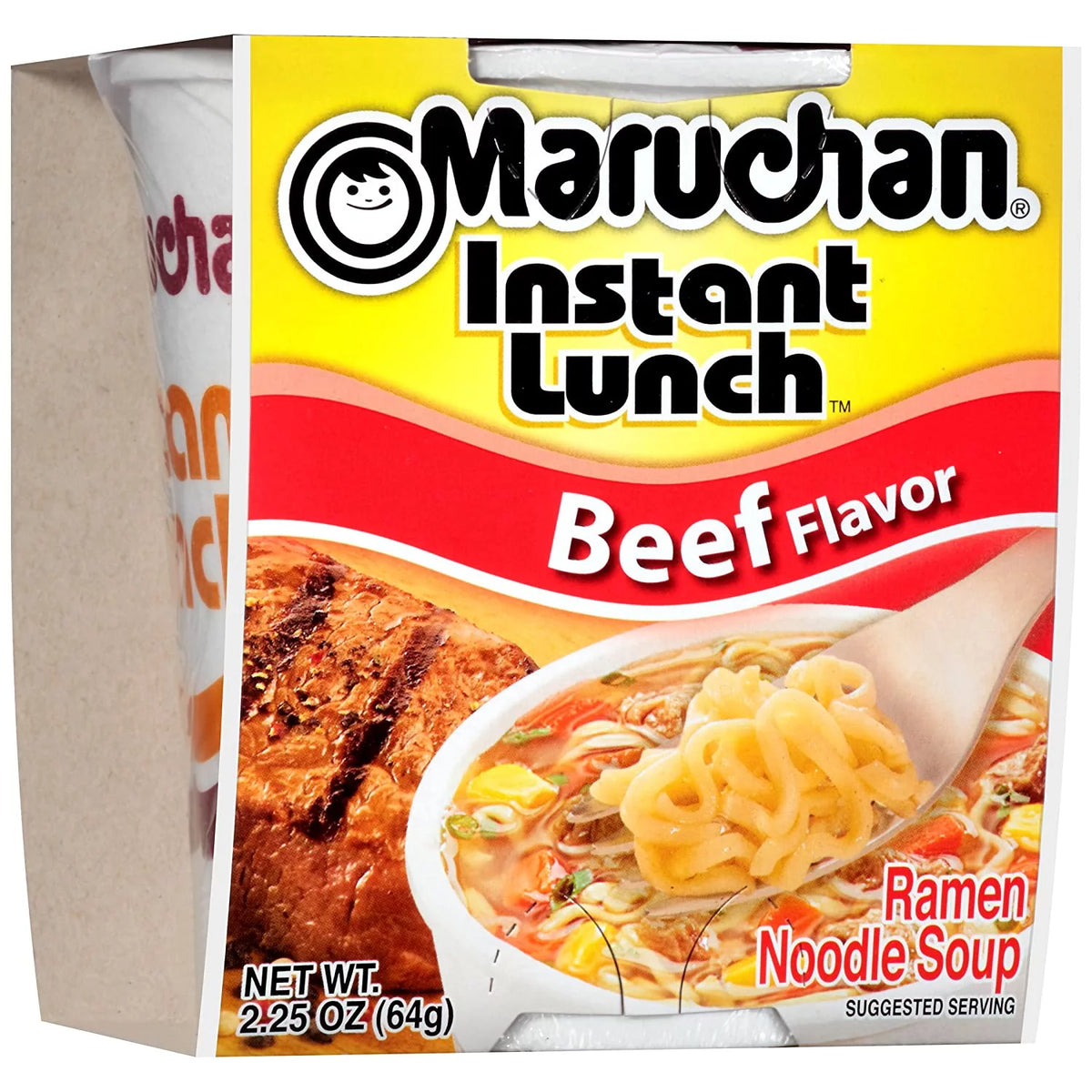 24 Count Instant Ramen Cup Noodles, 12 Beef & 12 Chicken V294042