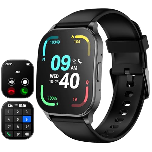 1.96" AMOLED Display Fitness Watch with Heart Rate Sleep SpO2 Monitor X408484