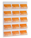 15 Pocket Wall Mount Business Card Holder Display A194994