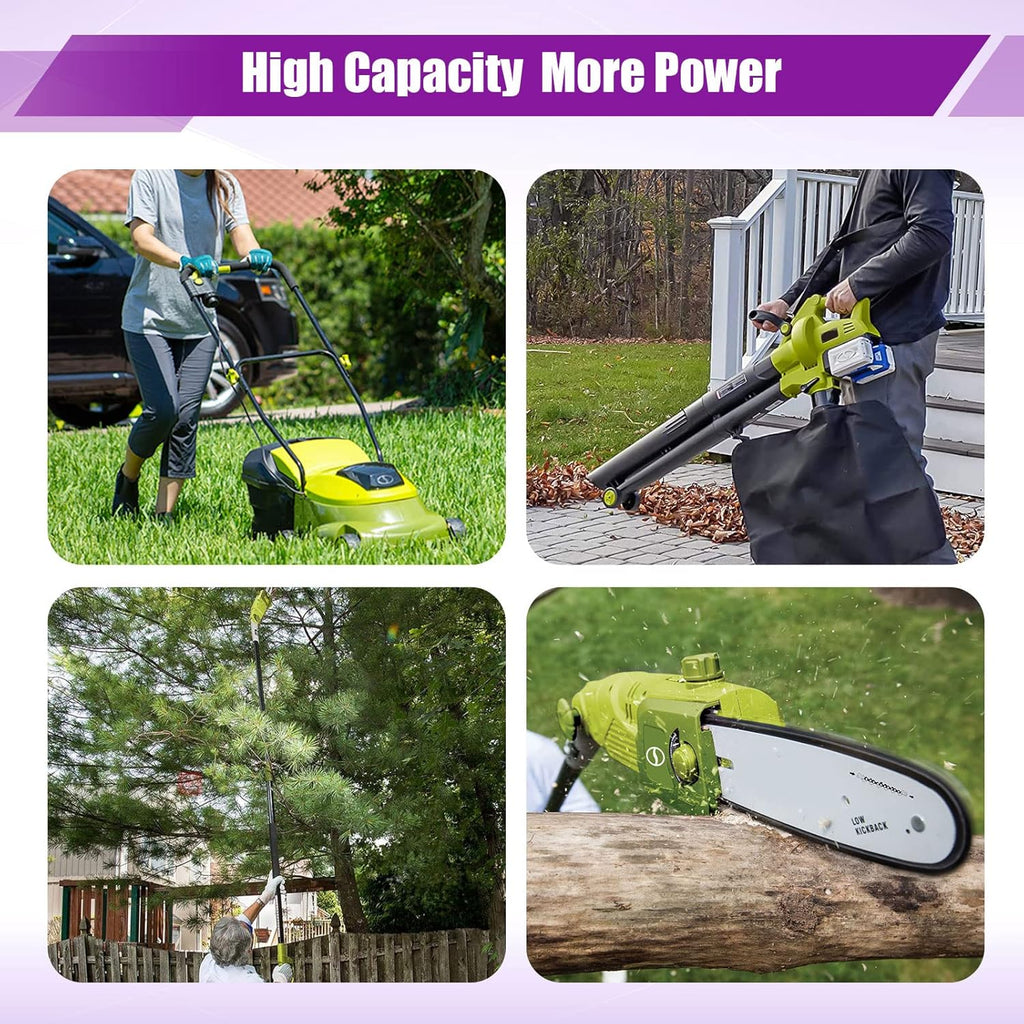 2Packs 7500mAh Li-ion Battery for 24V Cordless Snow Blower Z1046