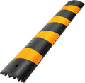 6 Ft Heavy Duty 2-Channel Rubber Cable Protector Ramp U1304