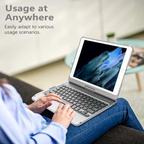 Rose Gold Keyboard Case for iPad 10.2 9th/8th/7th Gen with Pencil Holder X8724