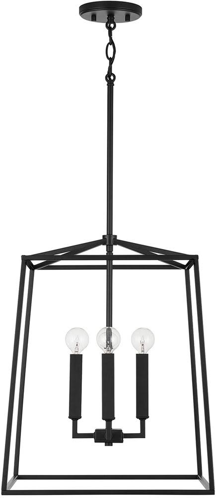 4 Light Foyer Matte Black R110087