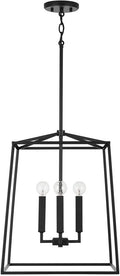 4 Light Foyer Matte Black R110087