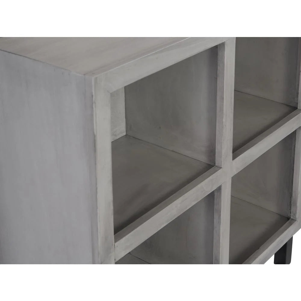 Gray Wood Accent Bookcase Y21608