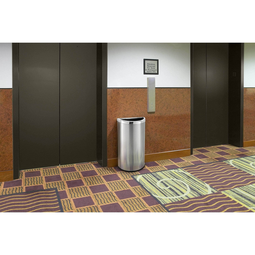 8 Gallon Stainless Steel Trash Can G35415