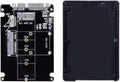 M.2 NGFF B-Key & mSATA SSD to SATA Adapter Enclosure with Switch U329