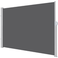 118 x 71" Retractable Side Awning, Dark Gray F71842