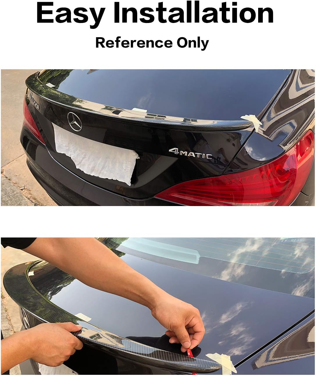 Carbon Fiber Trunk Lip Spoiler I585292