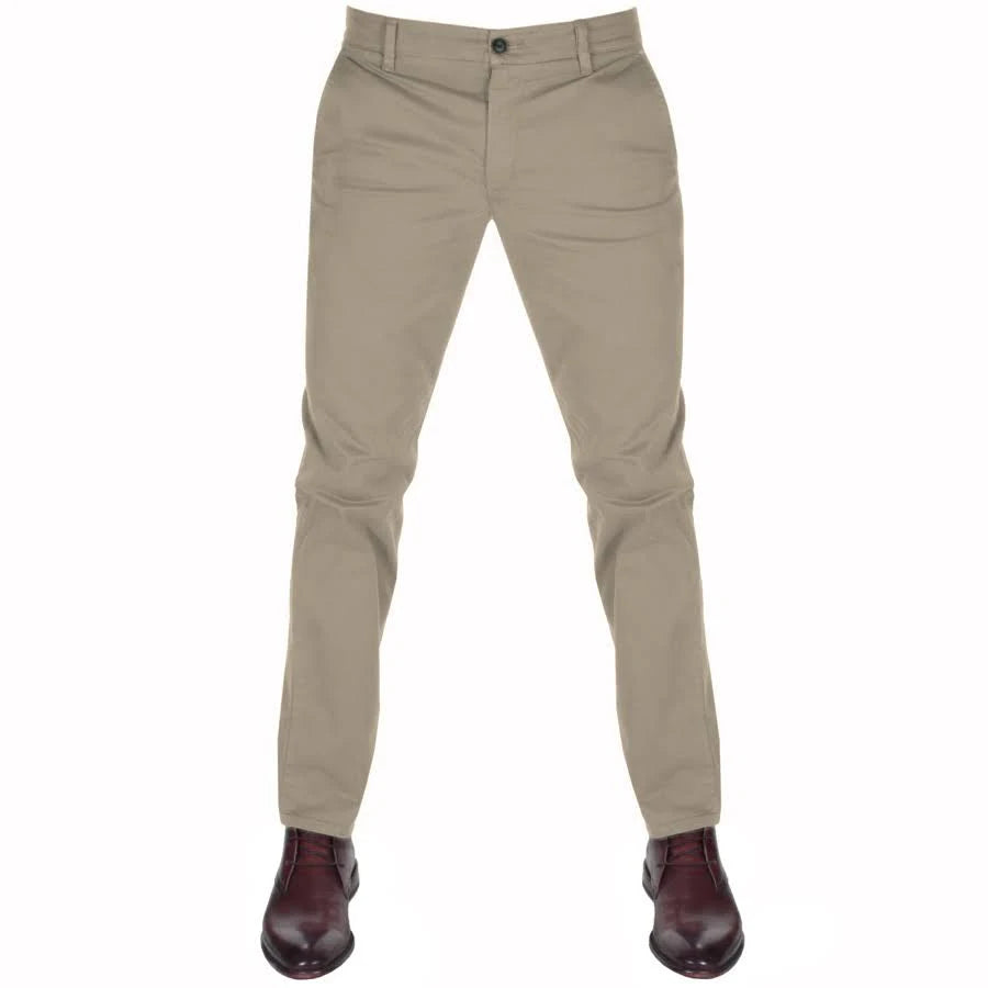 Brown Slim Chinos C3206