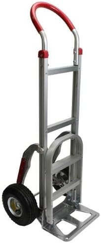 Aluminum Stair Climbing Hand Truck with 10 Pneumatic Wheels T22141