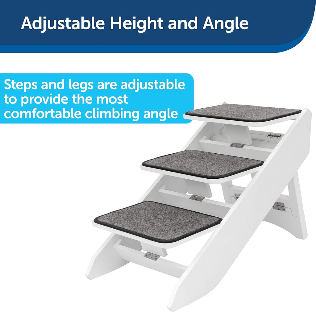 Foldable Nonslip Pet Ramp with Stairs E775