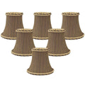 Silk Bell Candelabra Shade Set of 6 Y4924