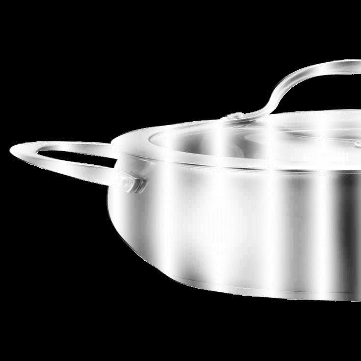 Black Stainless 4-qt Casserole V111