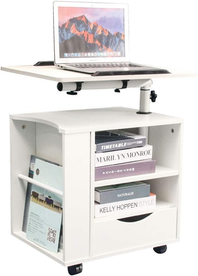 Beige Wooden Nightstand with Drawers Y8516