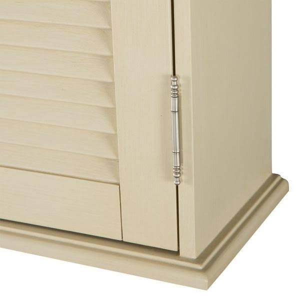 Antique White Wall Cabinet S290387