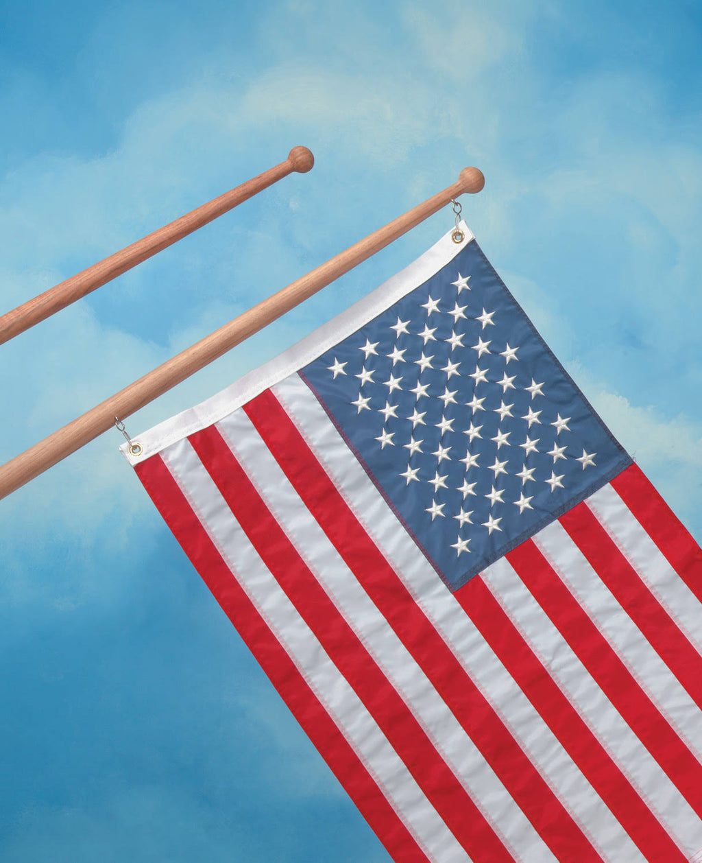 Teak Flag Pole Y740597