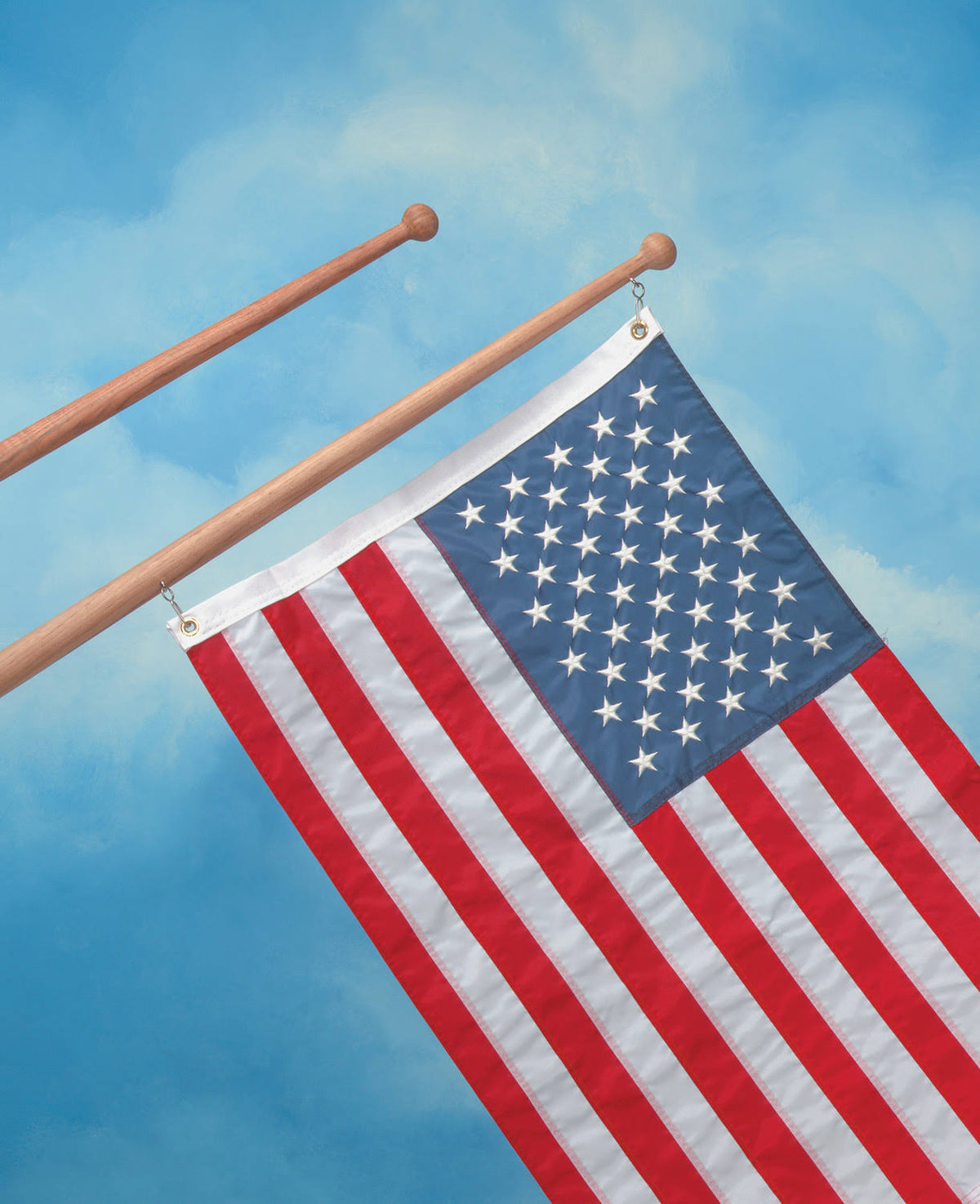 Teak Flag Pole Y740597