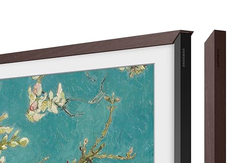 43 Inch 4K Smart Quantum HDR TV with Modern Brown Bezel Y689