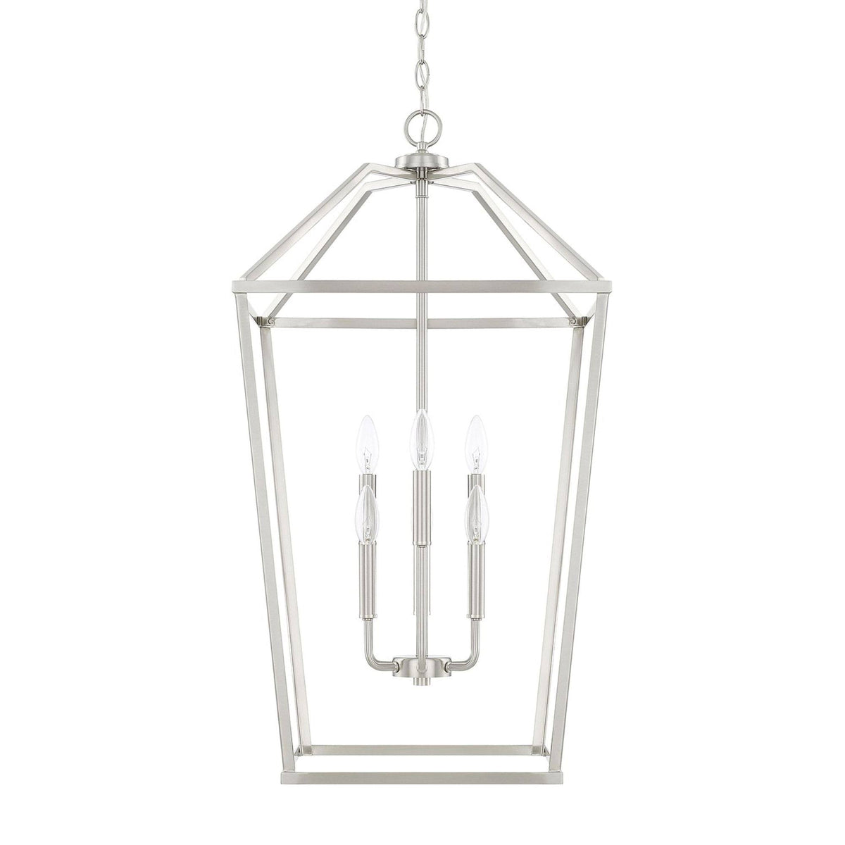 6 Light Brushed Nickel Foyer W82701