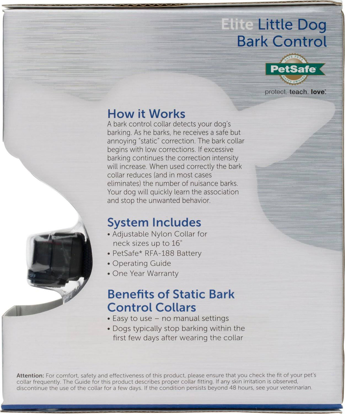 Little Dog Bark Control Collar H6057