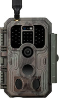 24MP 1296P Cellular Trail Camera with App, No Glow Night Vision, Waterproof H295