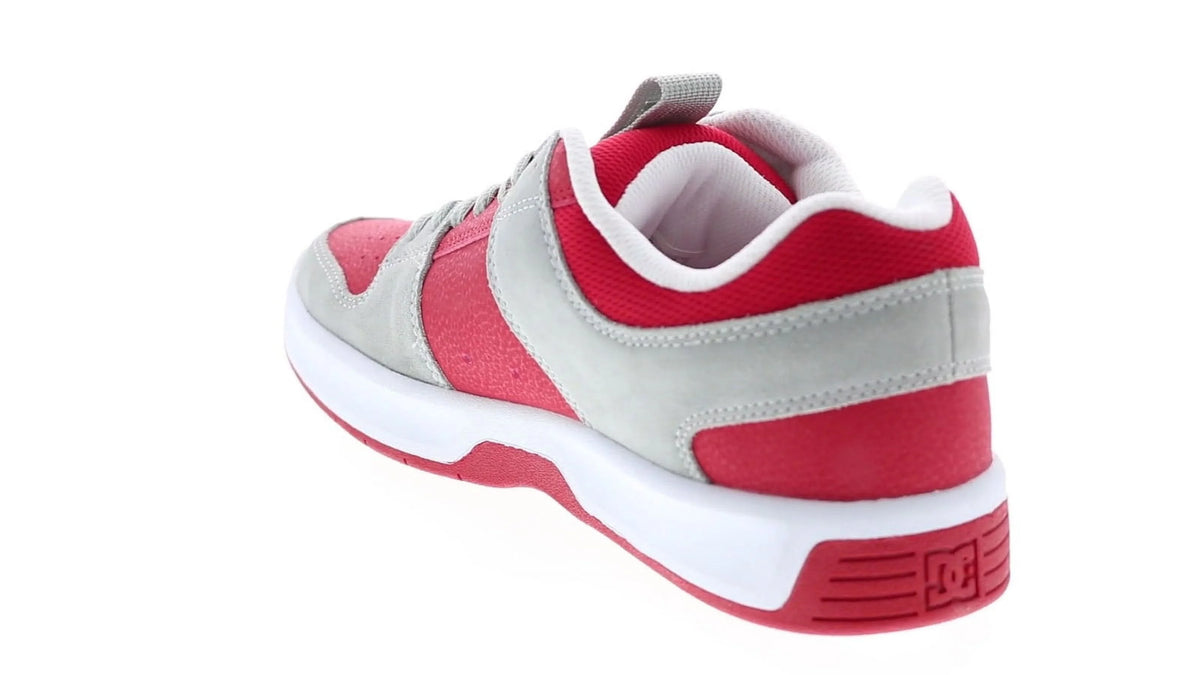 Grey Red Casual Skate Shoe W909046