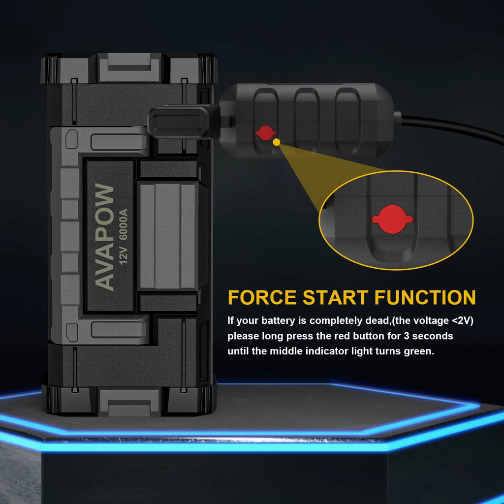 6000A Car Battery Jump Starter K3582