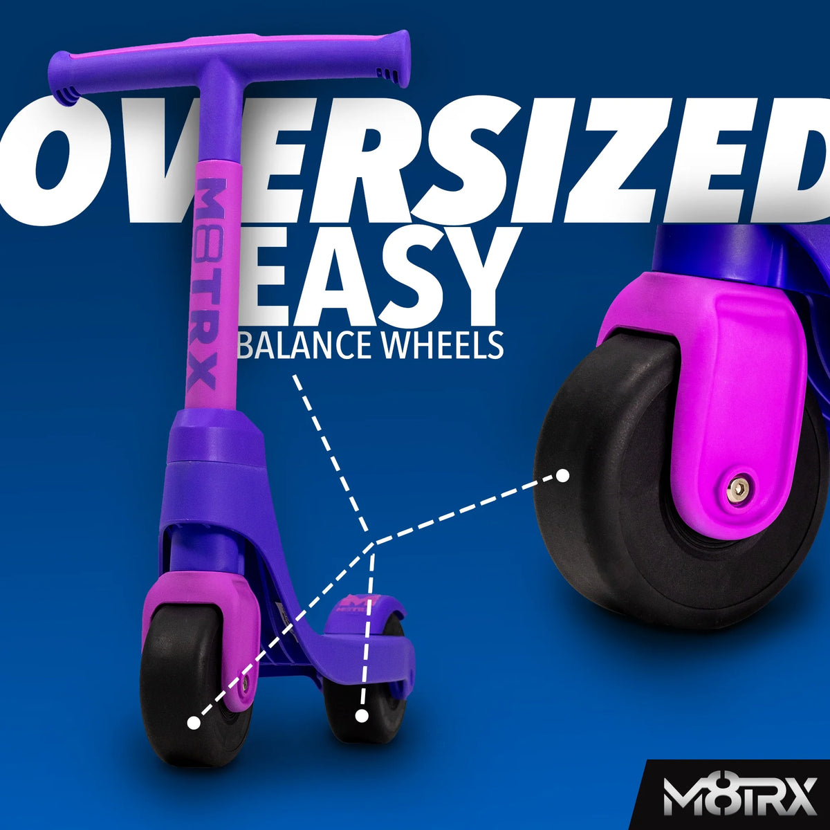 Blue Two Wheel Kick Scooter for Kids and Toddlers F75581