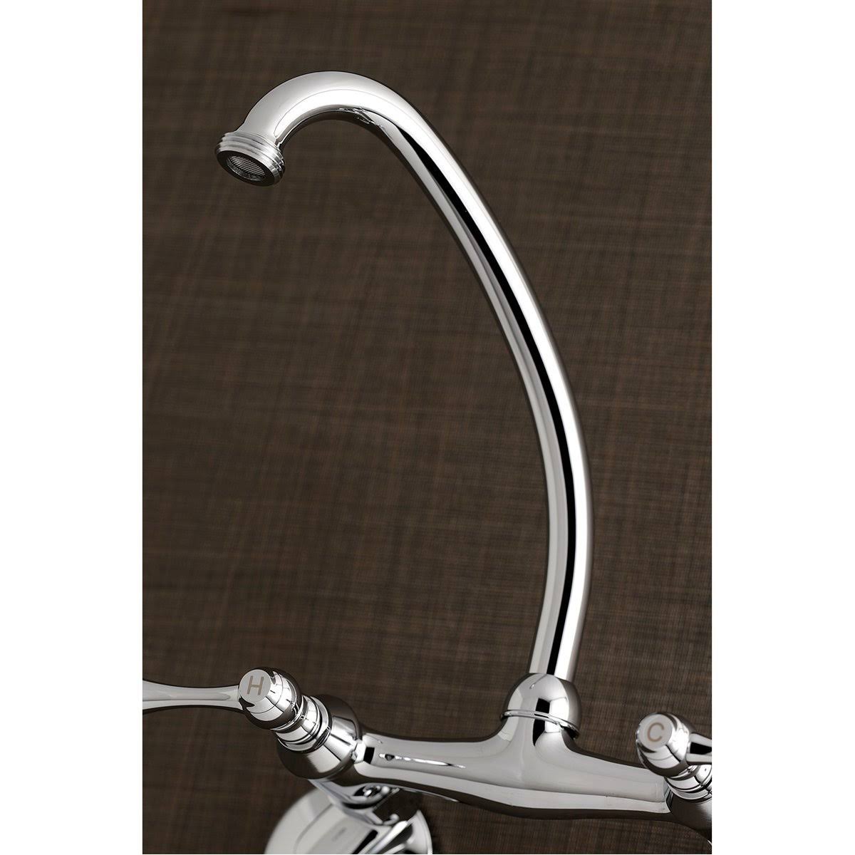 Oil Rubbed Bronze Adjustable Center Wall Mount Laundry Faucet B297183