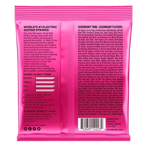 Nickel Wound Electric Guitar Strings 4-Pack 10-46 Gauge I39203