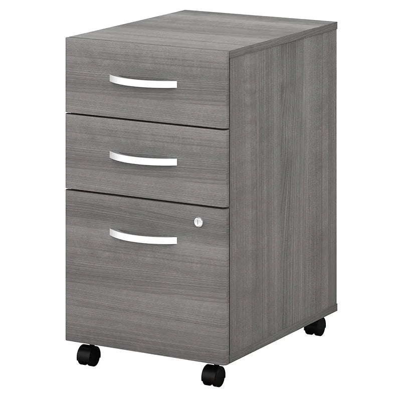 2 Piece Wood Mobile Filing Cabinet Set L835026