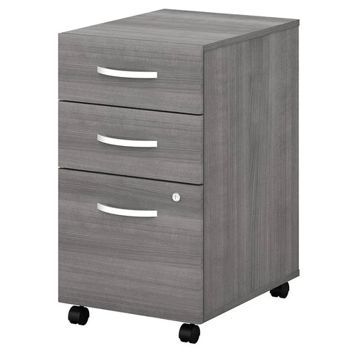 2 Piece Wood Mobile Filing Cabinet Set L835026