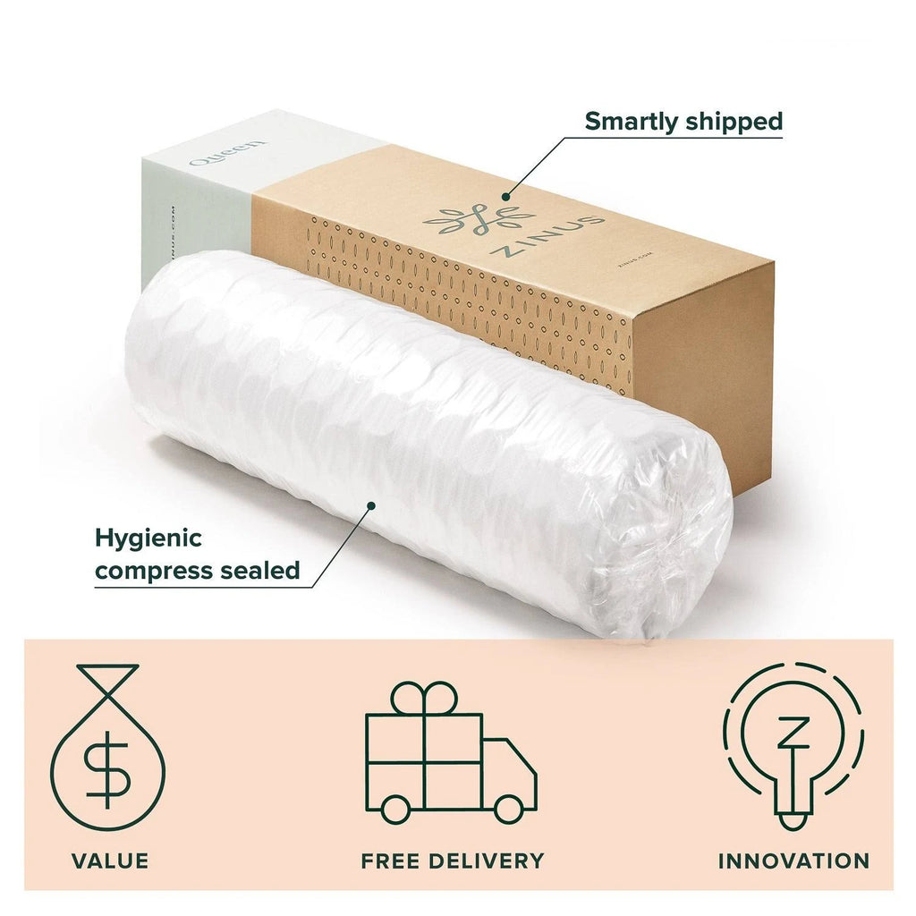 13 in. Medium Euro Top Pocket Spring California King Hybrid Mattress O33328