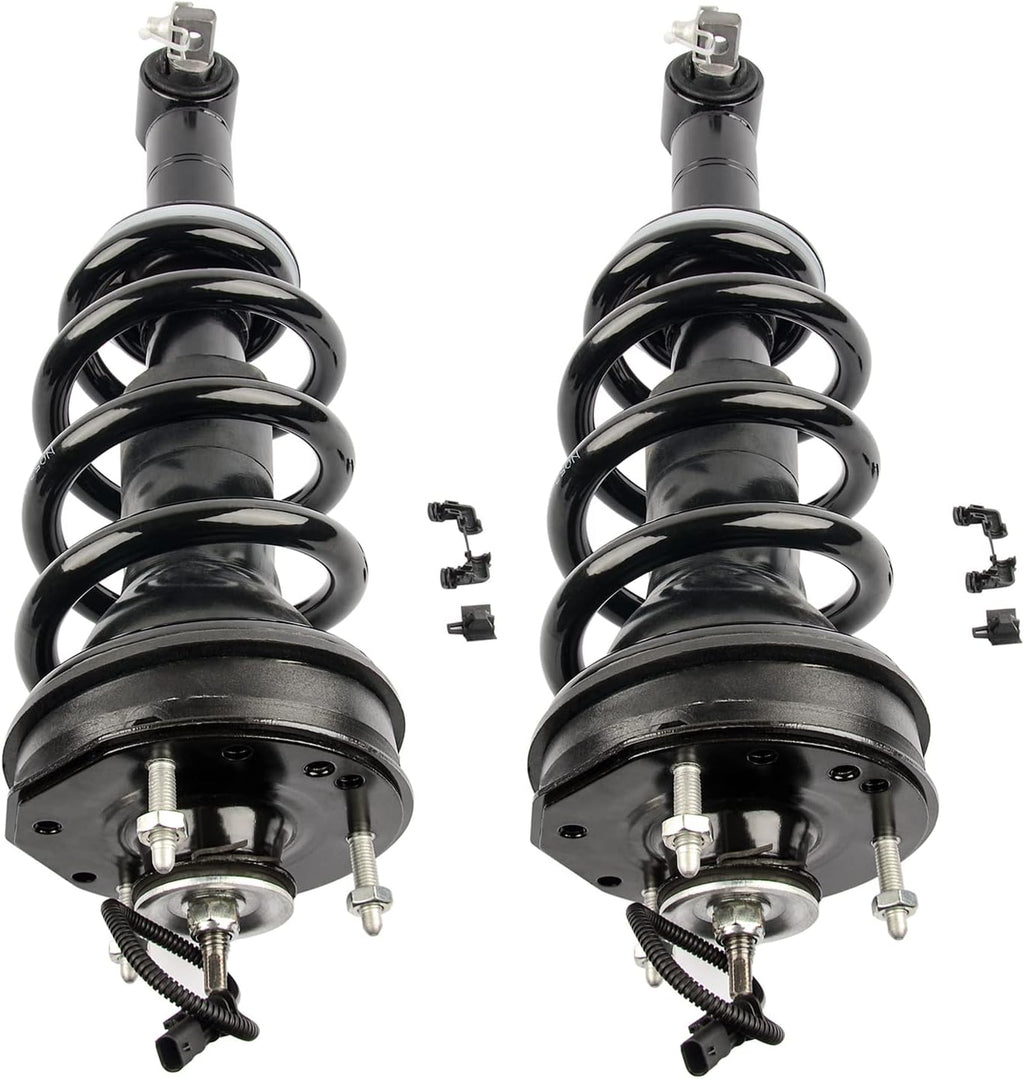 Pair Rear Air Shock Absorber Adjustable Air Shocks and Struts O219297