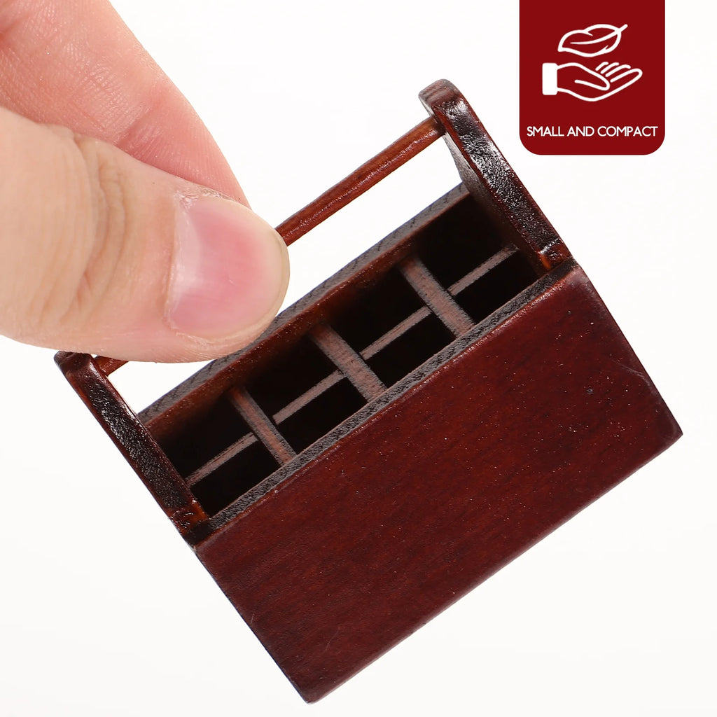 Walnut Toy Tabletop Decor Miniature House Accessories I75567