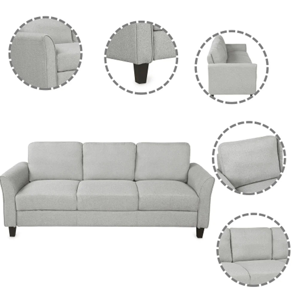 Light Gray Chair and 3-seat Sofa I188658