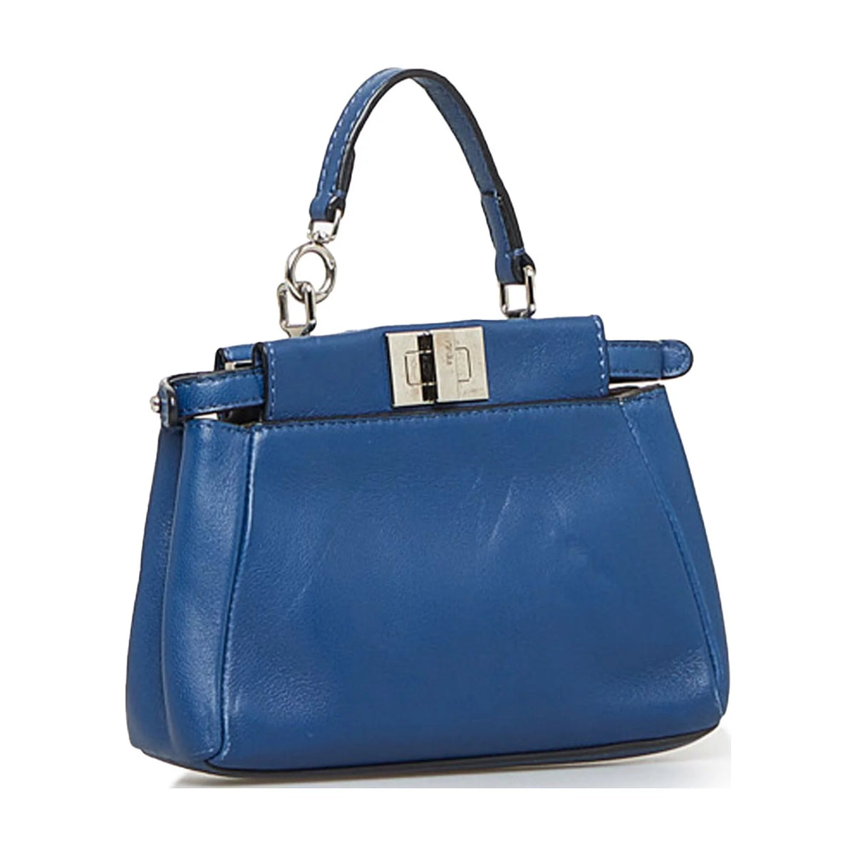 Blue Calf Leather Satchel S50016