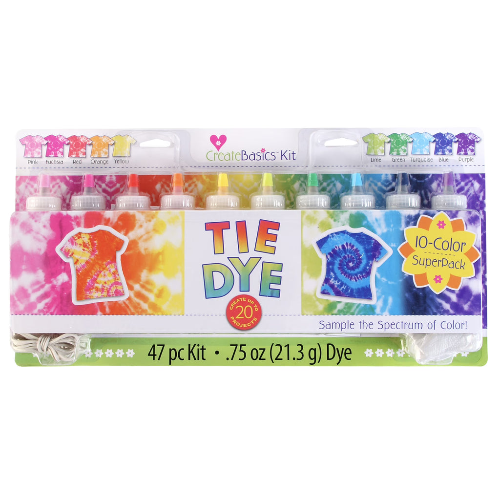 10 Color Tie Dye Kit G310761