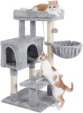 Cat Tree with Adjustable Base, Multi-Level Cat Furniture, Pack of 2 K6511
