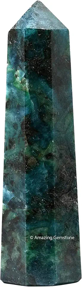Chrome Diopside Crystal Towers Natural Healing Crystal Point Obelisk F78358